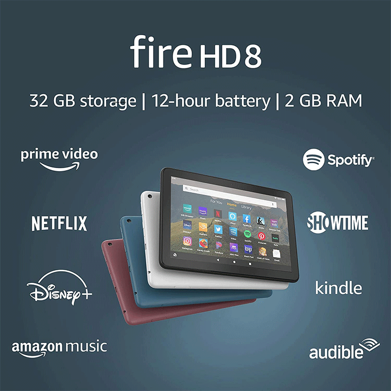 Amazon Fire HD 8 Tablet with Alexa, 8" HD Display, 32GB 10th Generation for Portable Entertainment - GameXtremePH