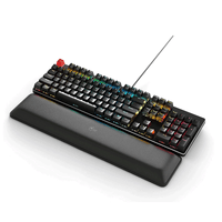 Glorious PC Gaming Race Padded Keyboard Wrist Rest Fits Full Size Slim GSW-100 (STEALTH)