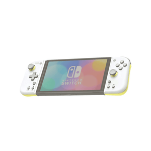 Hori NSW Grip Controller Fit For N-Switch / N-Switch Oled (Light GRAY X Yellow) (NSW-373A)