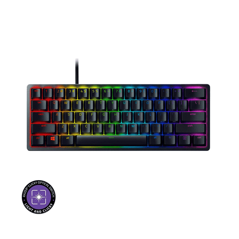 Razer Huntsman Mini - 60% Optical Gaming Keyboard [Red Linear Switches]