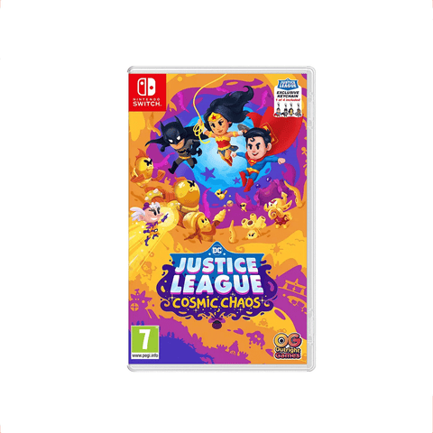 DC Justice League Cosmic Chaos - Nintendo Switch [EU] [4 keychain included on the box]