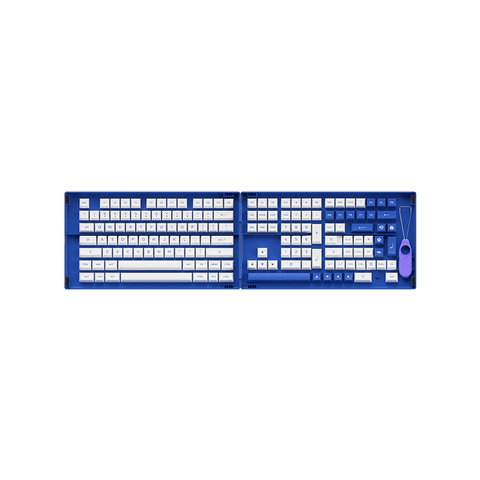 AKKO Blue On White Full Keycaps Set ASA 197 Keys
