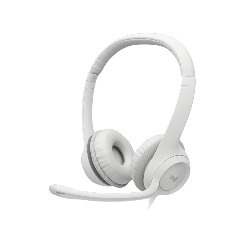 Logitech H390 USB Headset [Off-White]