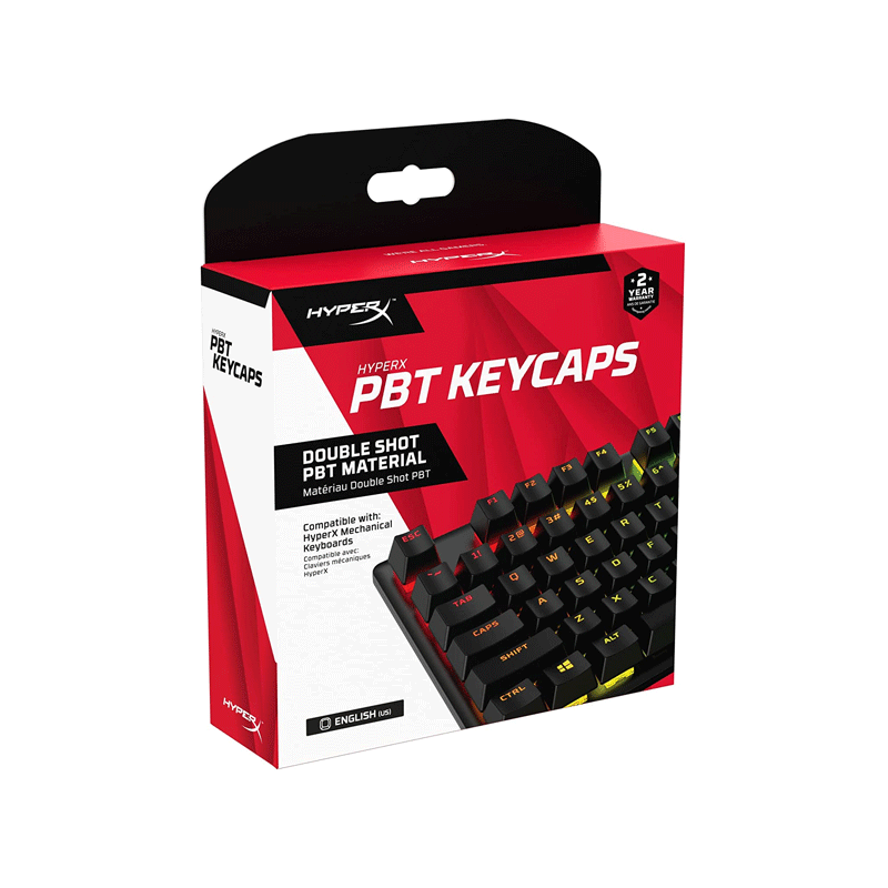 HyperX Double Shot PBT Keycaps Black