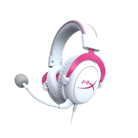HyperX Cloud II Gaming Headset HHSC12-ACPK/G for PC/ PS5/ PS4 [PINK WHITE]