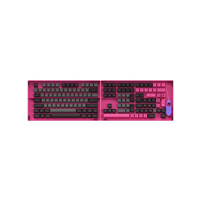 AKKO Black & Rose Full Keycaps Set ASA 197 Keys