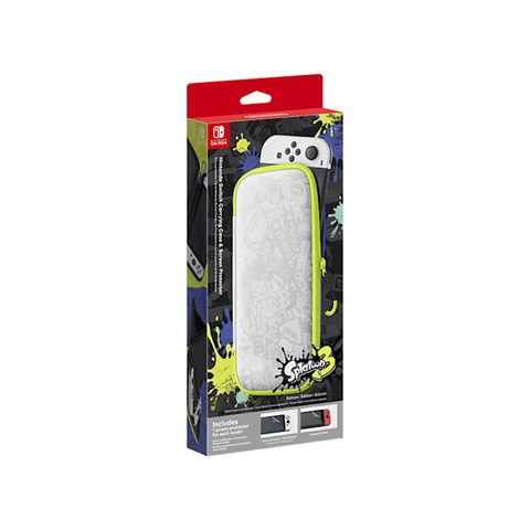 Nintendo Switch NS/NS OLED Carrying Case & Screen Protector (Splatoon 3 Edition) (MDE)