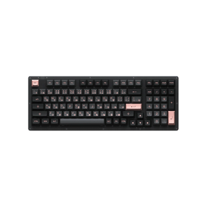 AKKO ACR98 Combo RGB Hot-Swappable Acrylic Mechanical Keyboard Black & Pink (Jelly Black Switch)