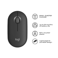 Logitech M350S Pebble Mouse 2 Tonal