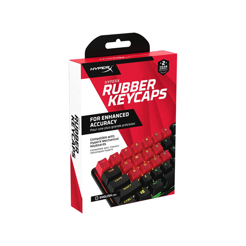 HyperX Rubber Keycaps Red