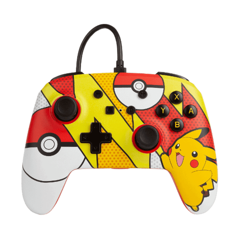 Power A Wired Nintendo Switch Controller Pikachu Pop Art - GameXtremePH