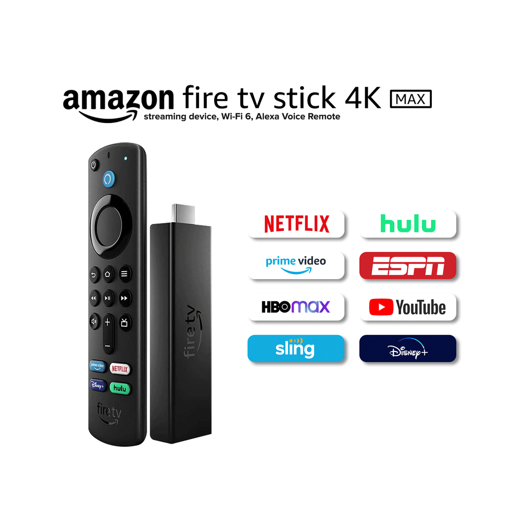 Amazon Fire TV Stick 4K Max Streaming Media Player Black