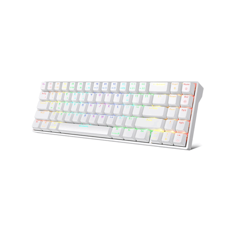 Royal Kludge RK71 Tri Mode RGB 71 Keys Hot Swappable Mechanical Keyboard White Blue Switch