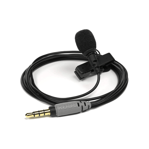 Rode SmartLav+ Omnidirectional Lavalier Microphone for Smartphones Black