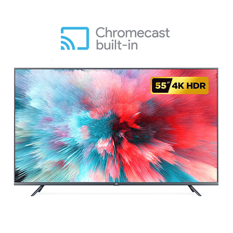 Xiaomi 55-inch 4K Ultra HD Smart LED TV Digital Ready Android TV with Chromecast built in, Google Playstore, Youtube and Google Assistant Built-in [L55M5-5ARU] - GameXtremePH