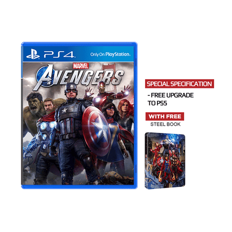 Avengers Standard Edition - PlayStation 4 with Free Steelbook