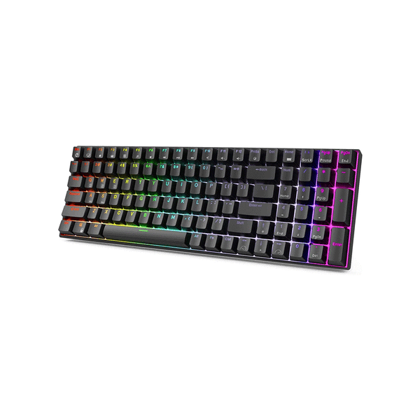 Royal Kludge RK100 Tri Mode RGB 100 Keys Hot Swappable Mechanical Keyb ...