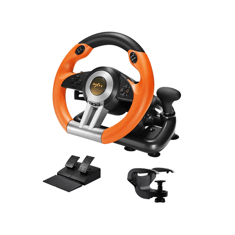 PXN 180 Degree Racing Wheel w/ Pedals PXN-V3 Pro [Orange]