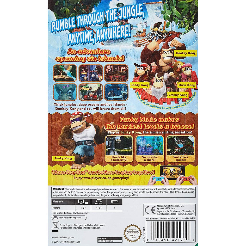 Country Donkey Kong Tropical Island Co Op Donkey Kong Country