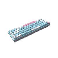 E-Yooso Z-686 68Keys Single Light 65% Mechanical Gaming Keyboard Blue/White Red Switches