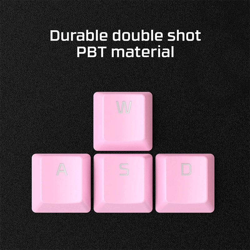 HyperX Double Shot PBT Keycaps Pink