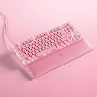 Razer Huntsman V2 Tenkeyless Optical Gaming Keyboard Quartz (Linear Red Switch) [US-LAYOUT]