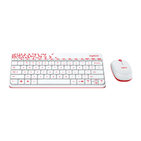 Logitech MK240 Nano Wireless Keyboard and Mouse Combo (White) - GameXtremePH
