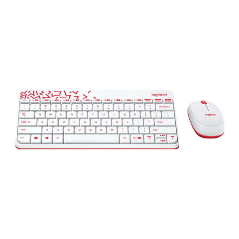 Logitech MK240 Nano Wireless Keyboard and Mouse Combo (White) - GameXtremePH