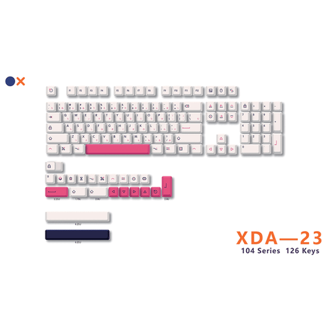 Royal Kludge XDA-23 PBT Keycaps 126 Keys