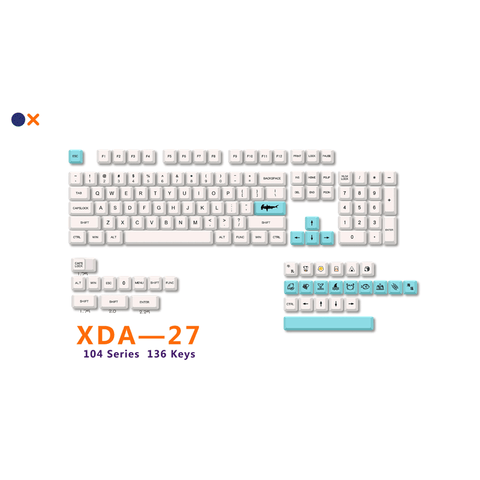 Royal Kludge PBT Keycaps 128 Keys XDA-27