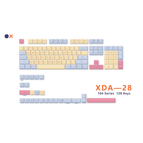 Royal Kludge XDA-28 PBT Keycaps 128 Keys