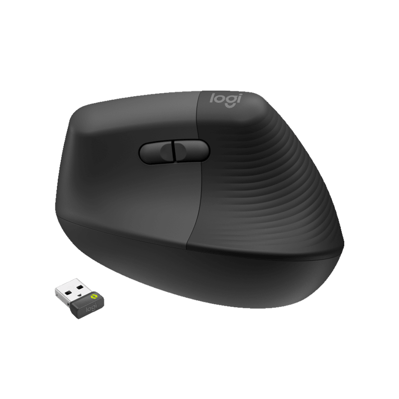 Logitech Lift Vertical Ergonomic Mouse Black