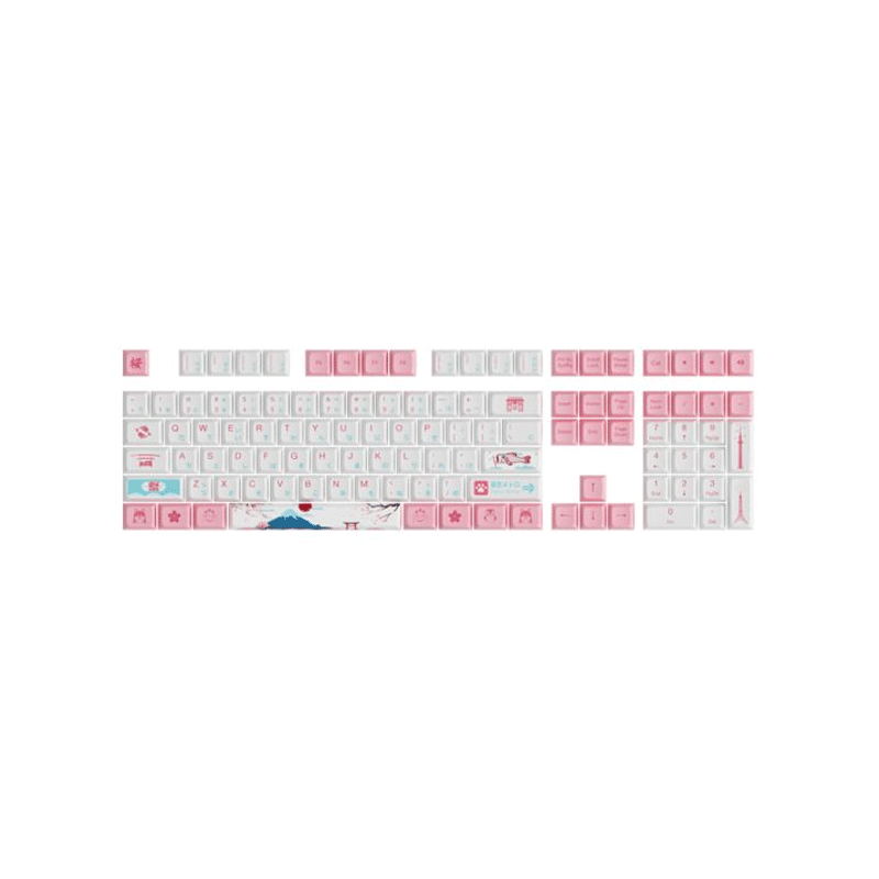 AKKO World Tour Tokyo R2 OSA 145 Keys Keycaps