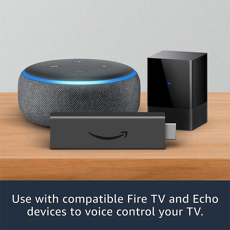 Amazon Fire TV Stick Blaster with Alexa Voice control for Power And volume on TV and Soundbar Black