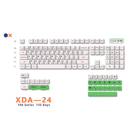 Royal Kludge XDA-24 PBT Keycaps 135 Keys