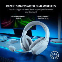 Razer Barracuda X 2022 Wireless Multi-Platform Gaming Headset [Mercury]