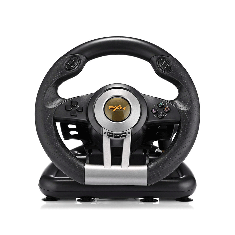 PXN 180 Degree Racing Wheel w/ Pedals PXN-V3 Pro [Black]