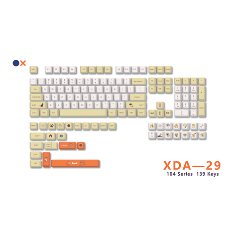 Royal Kludge XDA-29 PBT Keycaps 139 Keys