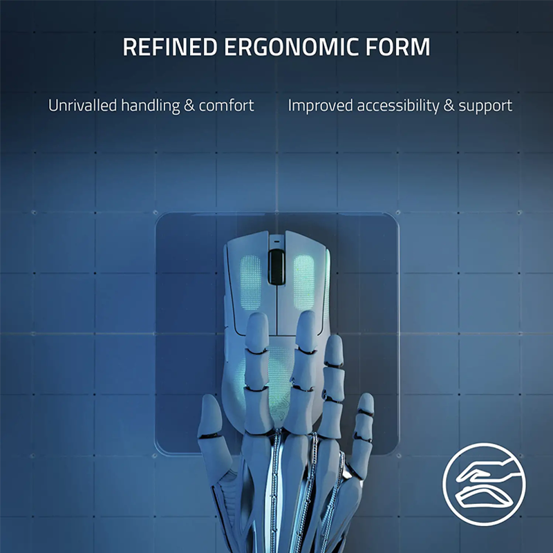 Razer Deathadder V3 Pro Ergonomic Wireless Gaming Mouse White