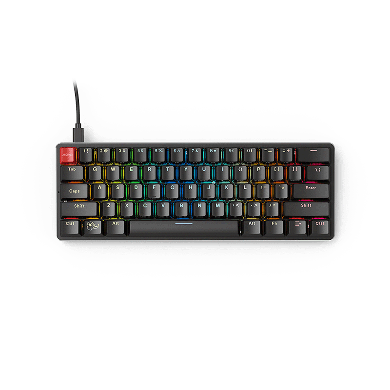 Glorious PC Gaming Race Modular Mechanical Keyboard GMMK Compact (Brown Switches) (Black) - GameXtremePH