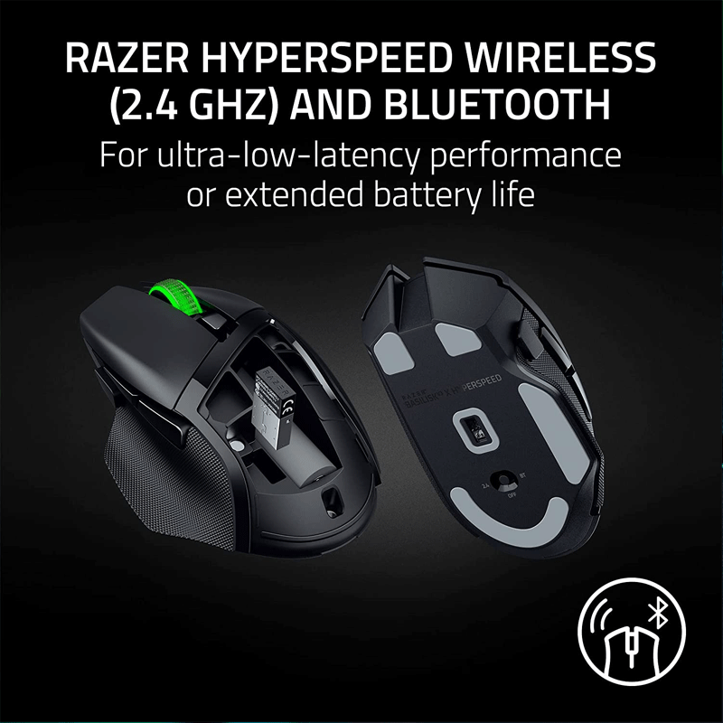 Razer Basilisk V3 X HyperSpeed - Wireless Ergonomic Gaming Mouse
