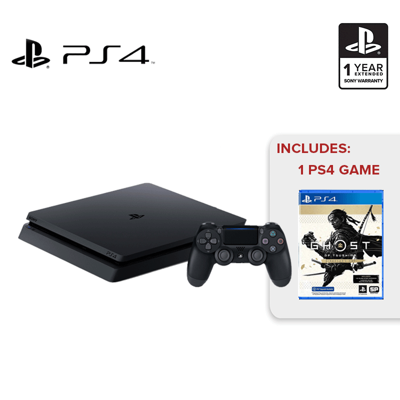 Sony PlayStation 4 Slim 1TB Only On PlayStation - 3 Games Bundle