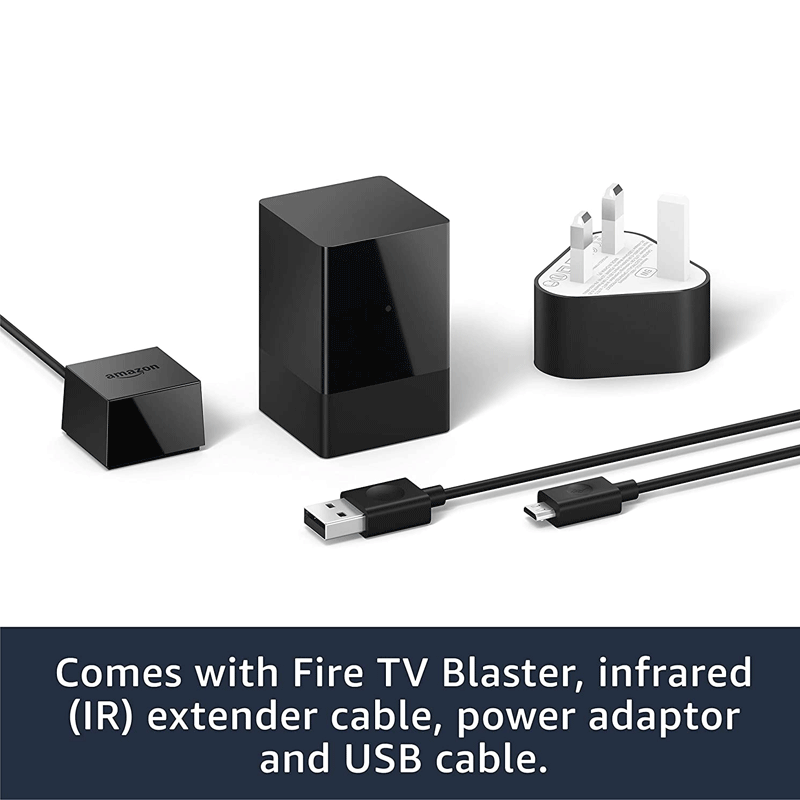 Amazon Fire TV Stick Blaster with Alexa Voice control for Power And volume on TV and Soundbar Black