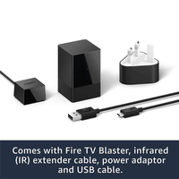 Amazon Fire TV Stick Blaster with Alexa Voice control for Power And volume on TV and Soundbar Black
