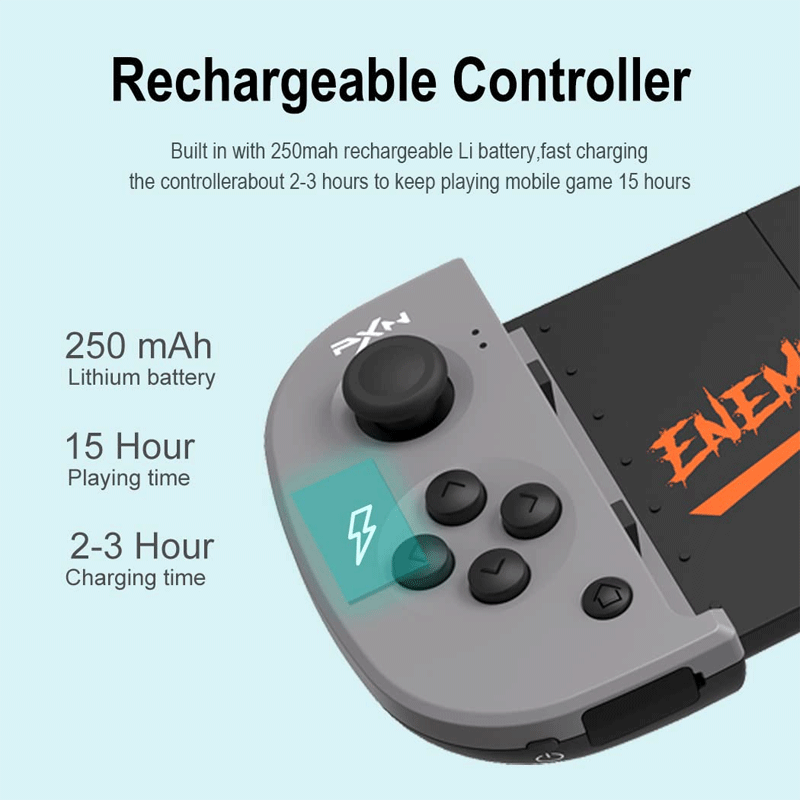 PXN Mobile Gaming Controller Grey PXN-P30PRO