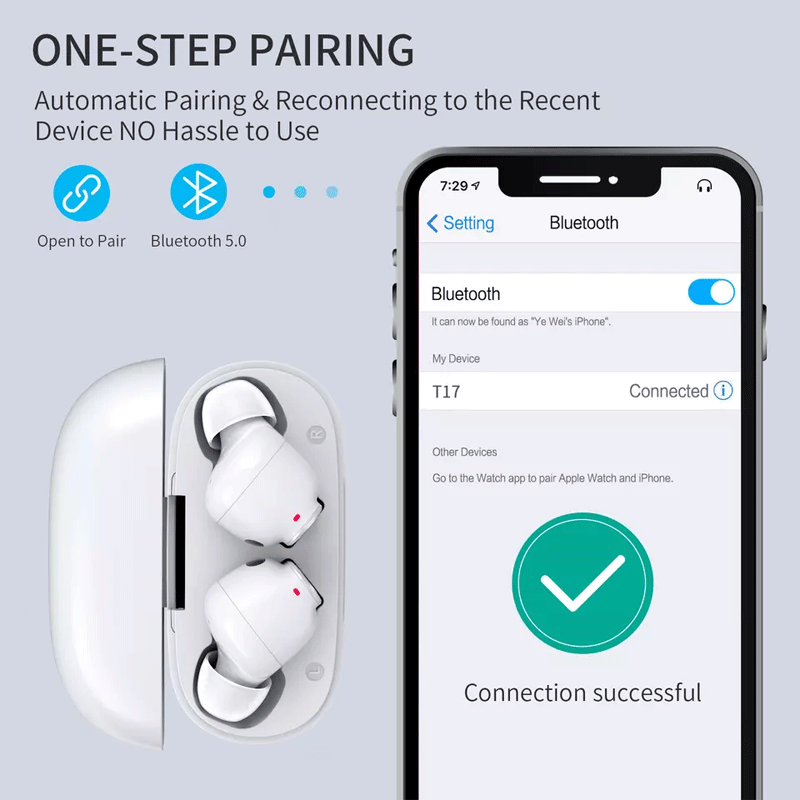 ONIKUMA ODDLOOPS T17 ANC TWS Bluetooth Gaming Earbuds Black