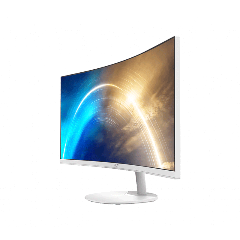 MSI Pro MP341CQW 34" UWQHD 100Hz 3440 x 1440 Curved Monitor White