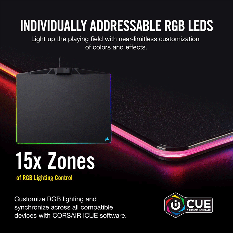 Corsair Gaming MM800 RGB Polaris Backlit RGB Precision Gaming Mouse Pad - GameXtremePH