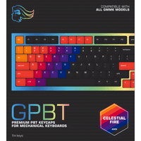 Glorious Premium PBT Keycaps Celestial Fire