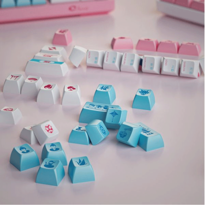 AKKO World Tour Tokyo R2 OSA 145 Keys Keycaps